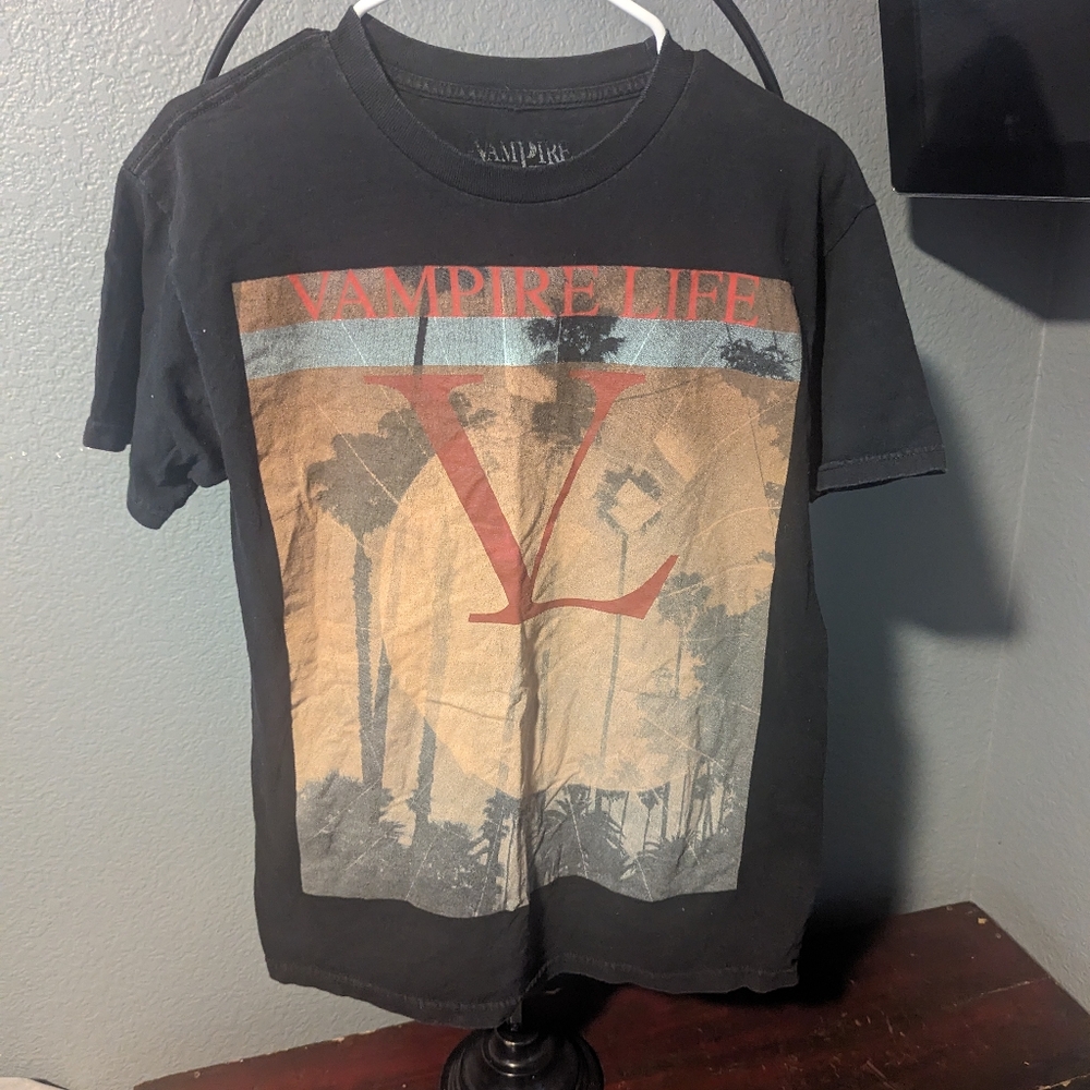 Jim Jones Vampire Life black Graphic T Shirt Mens Size M